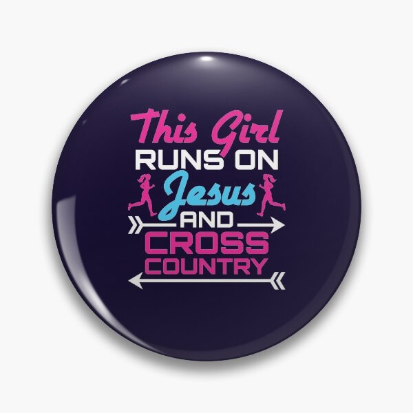 Item preview, This Girl Runs on Jesus and Cross Country  designed and sold by jaygo.