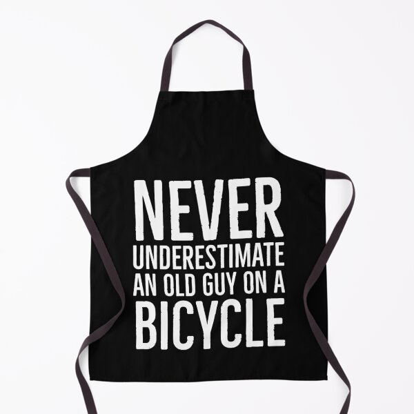 Item preview, Never Underestimate An Old Guy On A Bicycle designed and sold by evokearo.