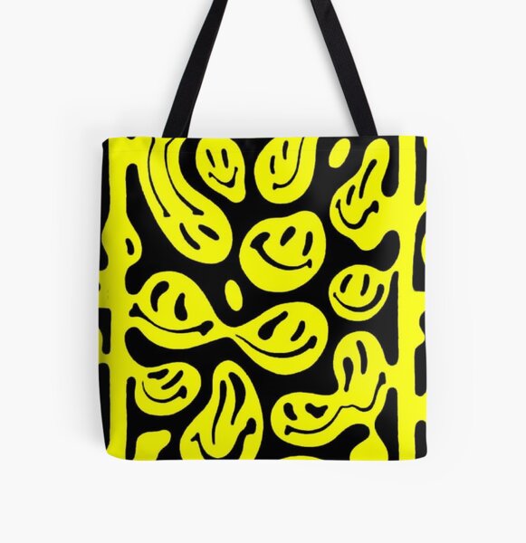 Gradient Smiley Face Check Summer Tote Bag – Kailo Chic