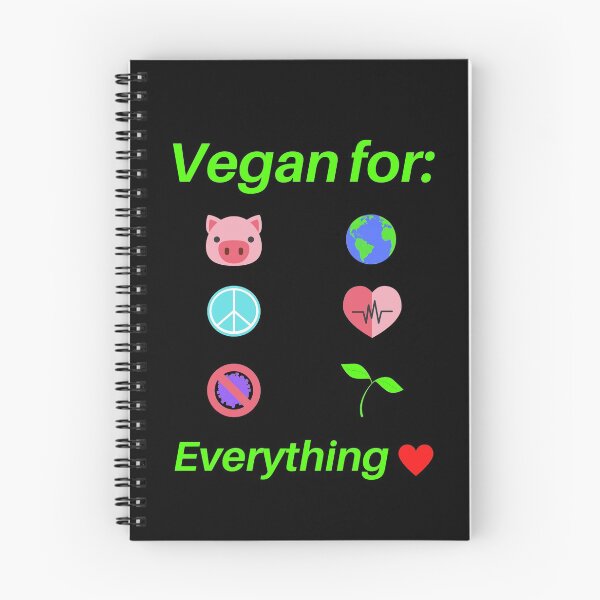 Item preview, Vegan For Everything: Animals, Planet, People, Health designed and sold by WhimsicaliTee.