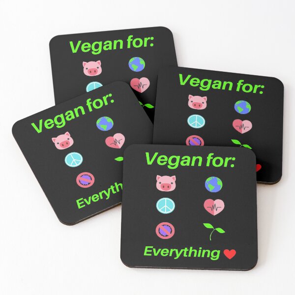 Item preview, Vegan For Everything: Animals, Planet, People, Health designed and sold by WhimsicaliTee.