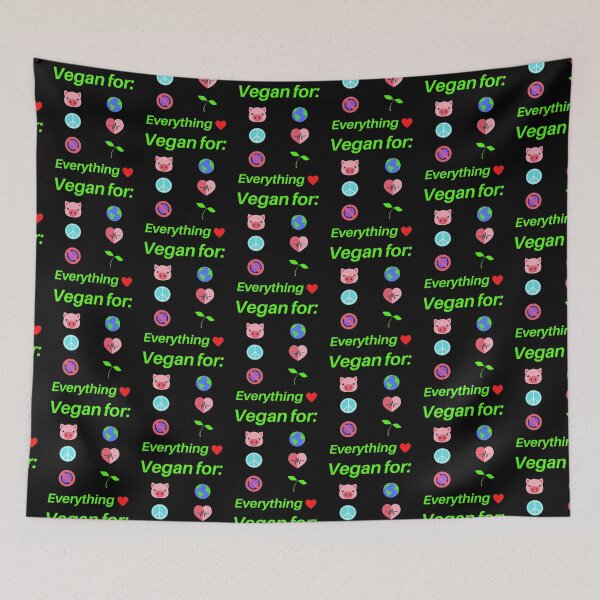 Item preview, Vegan For Everything: Animals, Planet, People, Health designed and sold by WhimsicaliTee.