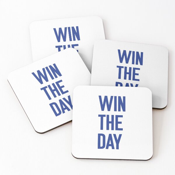 Item preview, Win The Day Motivational Message designed and sold by KeatonPotatoes.