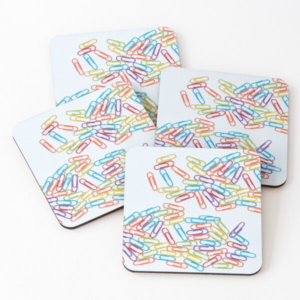 Item preview, Colorful paperclips 2 texture designed and sold by flamendes.