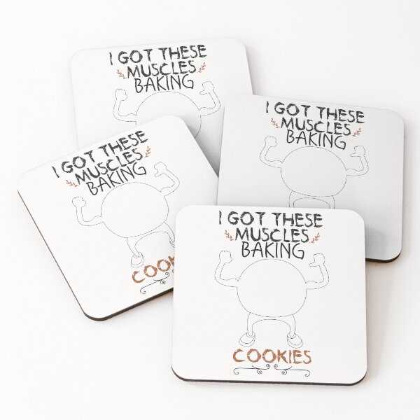 Item preview, I Got These Muscles Baking Cookies - Funny -Baking - bake bread designed and sold by Hannah  Pillic.