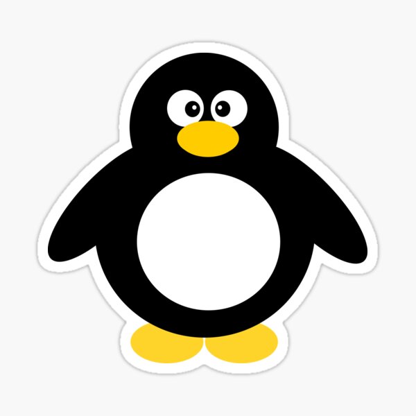 Papa Tux the Penguin Sticker