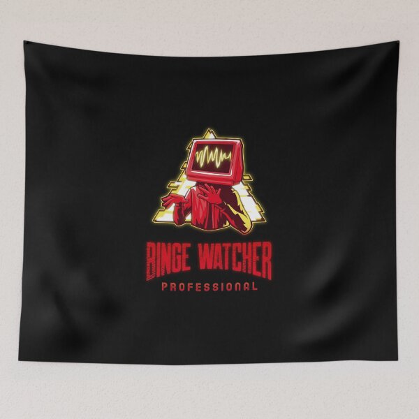 Item preview, Professional Binge Watcher designed and sold by sketchypages.