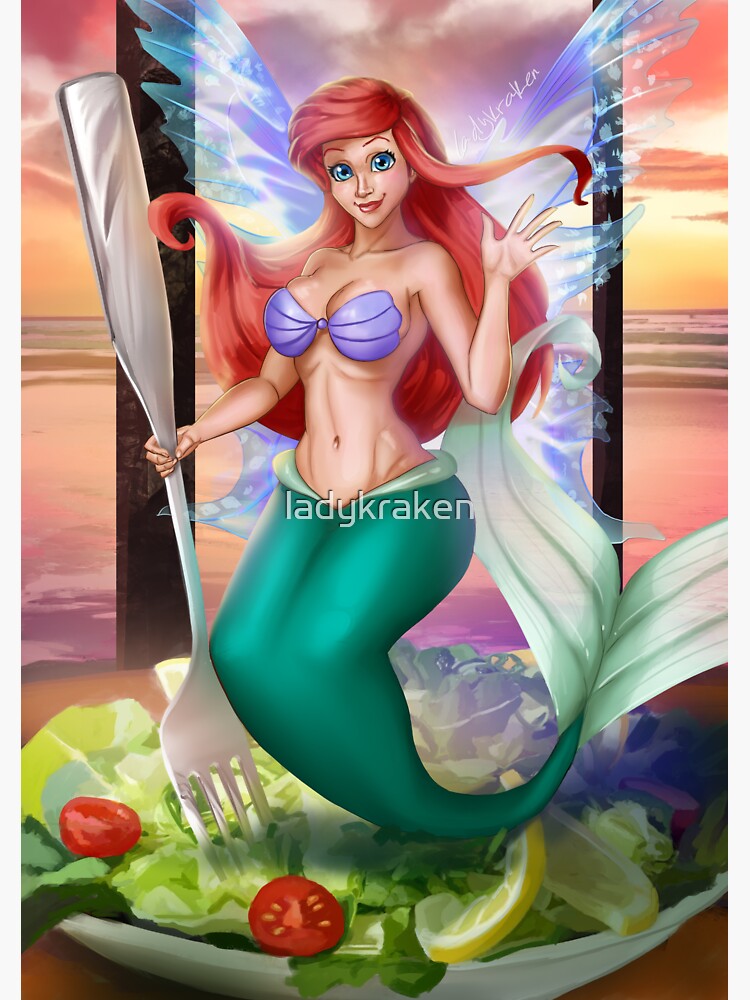 Salad Mermaid Fairy by ladykraken