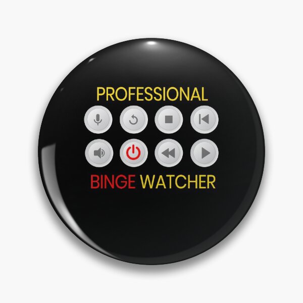 Item preview, Professional Binge Watcher designed and sold by sketchypages.