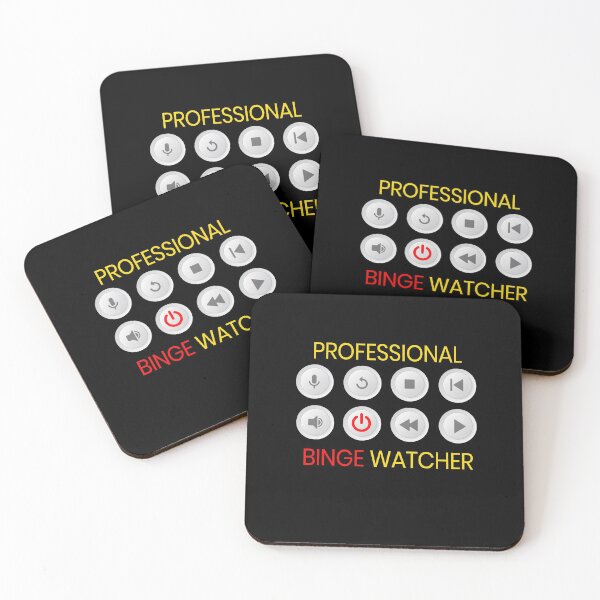Item preview, Professional Binge Watcher designed and sold by sketchypages.