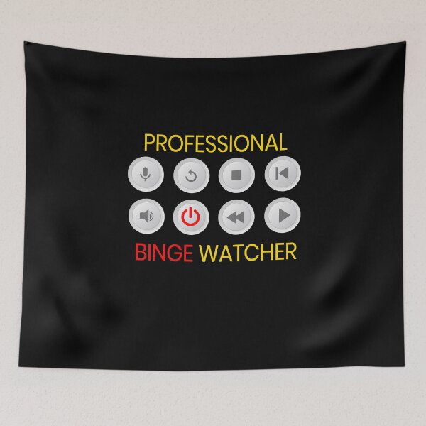 Item preview, Professional Binge Watcher designed and sold by sketchypages.