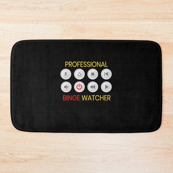 Item preview, Professional Binge Watcher designed and sold by sketchypages.