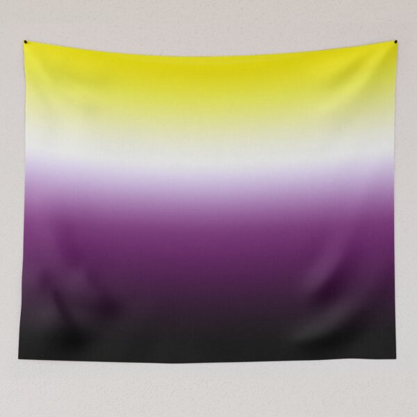 Item preview, Non-Binary Pride Ombre Gradient - Yellow, White, Purple, Black designed and sold by UBUCO.