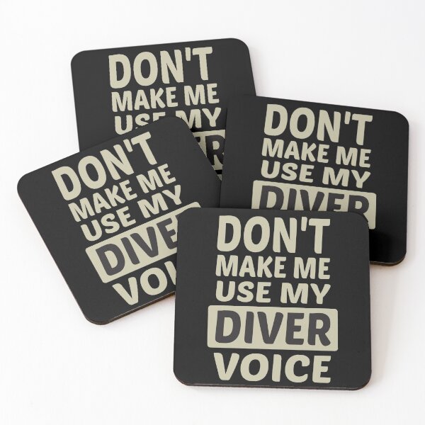 Item preview, Don't Make Me Use My Diver Voice, Cute Funny Gift Idea For Divers designed and sold by awesomedraw.