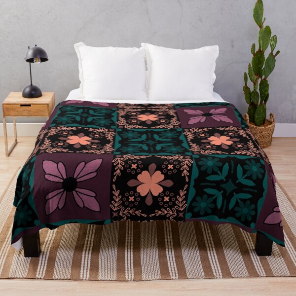 Item preview, Floral Patchwork Tiles designed and sold by Inspirarmi-.