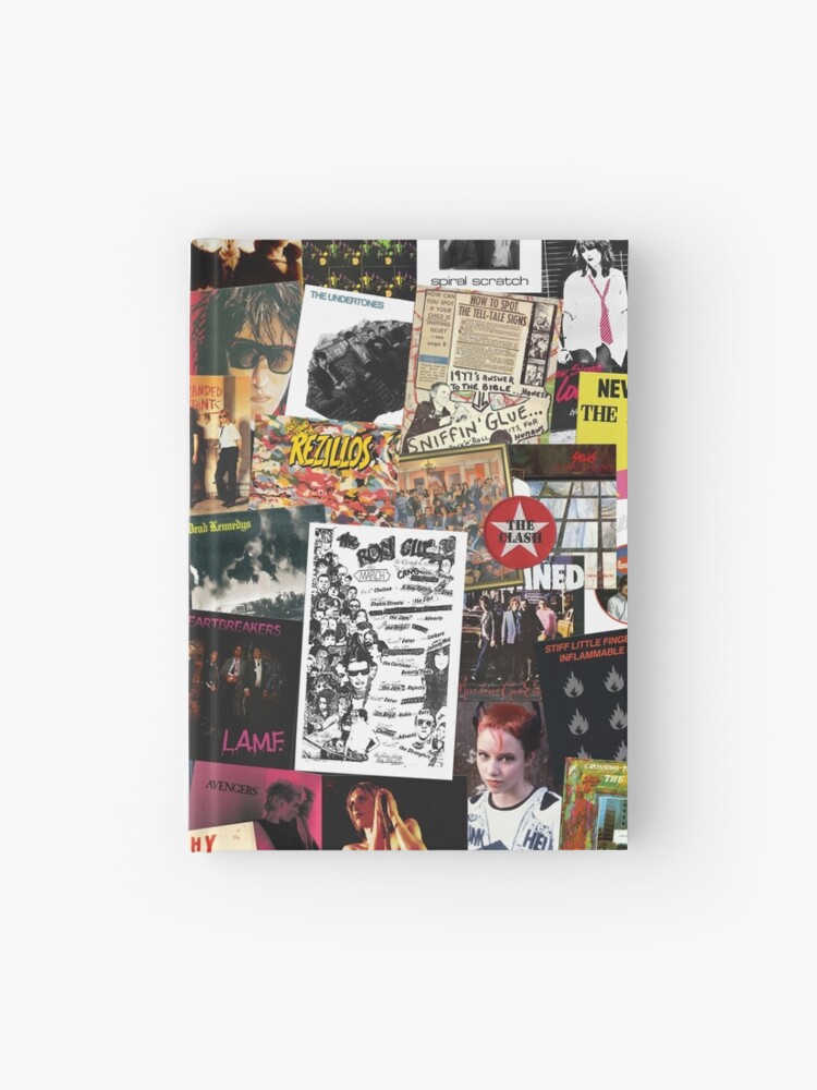 70s Punk Rock Music Hardcover Journal for Sale by eyepoo