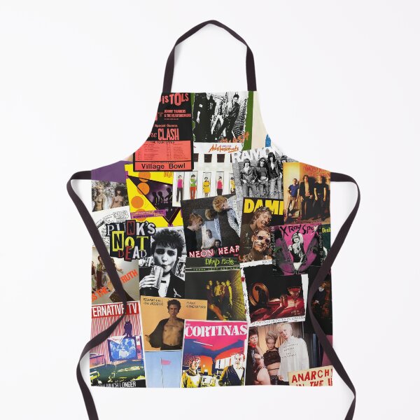 70s Punk Rock Music Apron