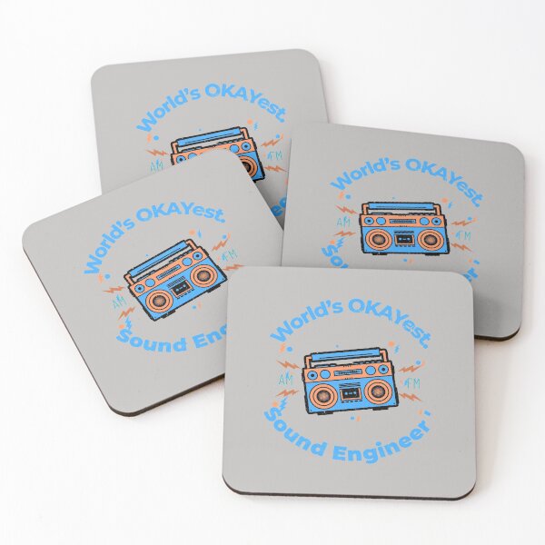 Item preview, World’s OKAYest - Sound engineer - Boombox! designed and sold by Dyna-Mix.