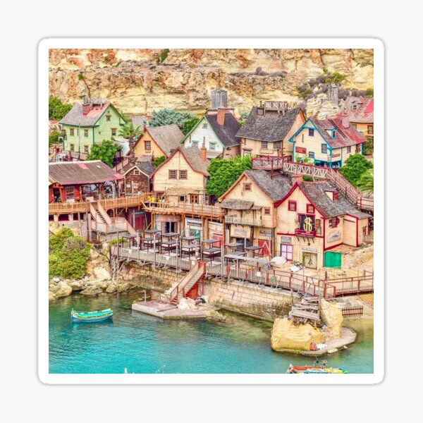 Popeye Village Maltese Cool Gift #8997 Anchor Bay Malta Classic Fridge Magnet
