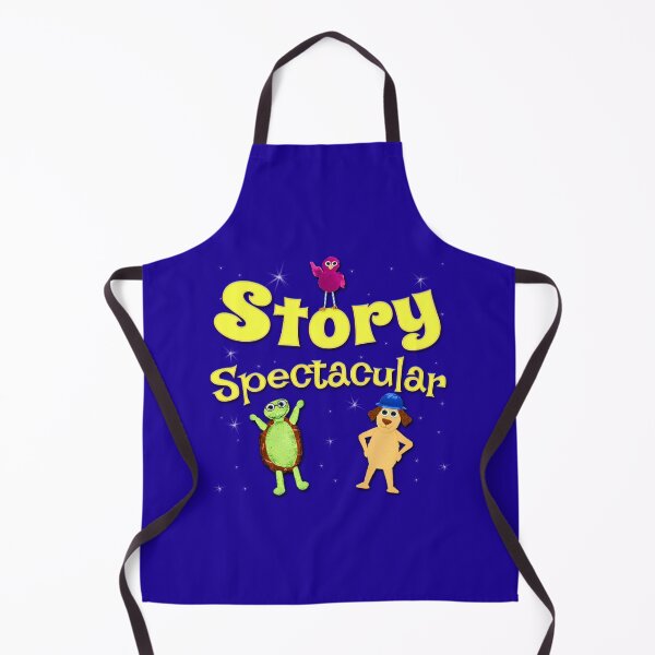 Item preview, Story Spectacular Kid's Podcast Logo in Yellow & Blue by Storytacular designed and sold by Storytacular.