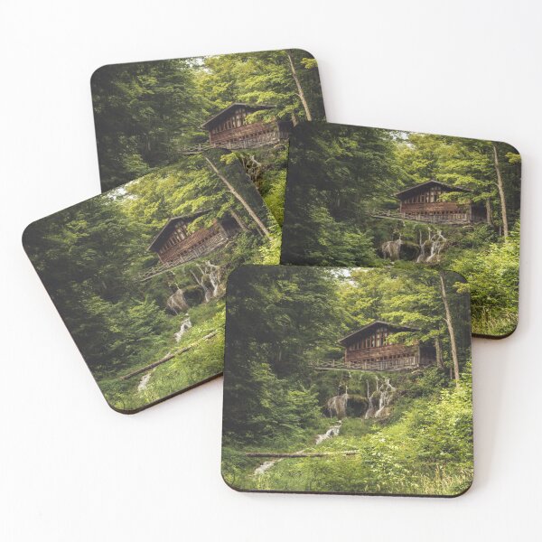 Item preview, Beautiful Getaway Cabin in the Woods designed and sold by Tortelikeatiger.