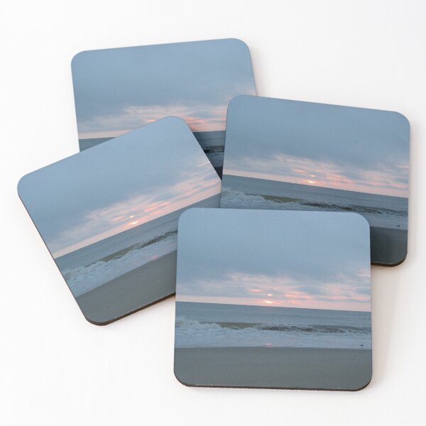 Item preview, Sun Rise through Storm Clouds over Ocean Beach designed and sold by ValeriesGallery.