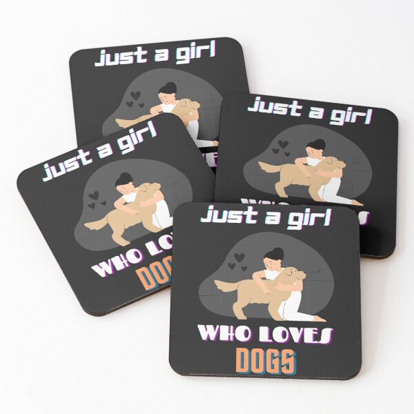 Item preview, Just A Girl Who Loves Dogs Gifts for Girls designed and sold by Aesthynova.