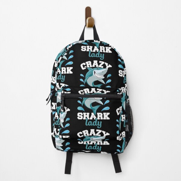 Item preview, Crazy Shark Lady snappy cool funny Gift designed and sold by Joxxio.