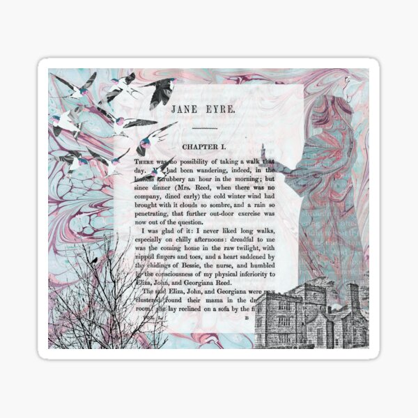 Item preview, Jane Eyre Collage designed and sold by MarbleCloud.