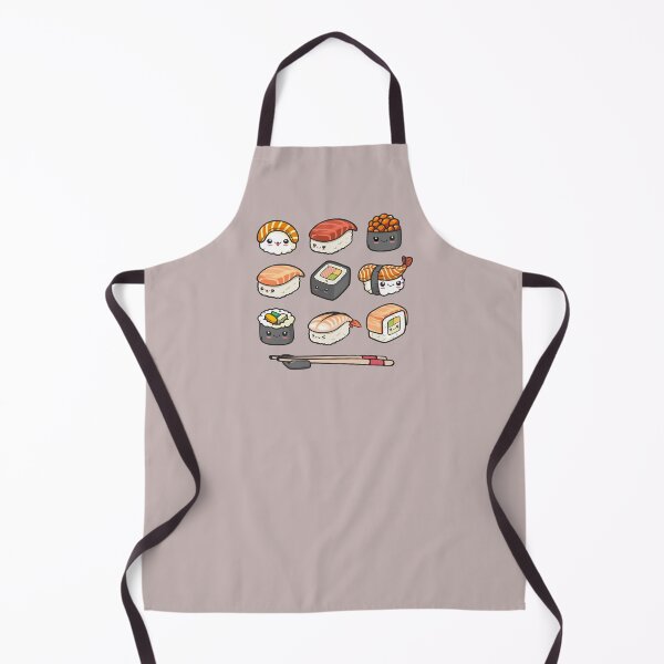 Item preview, Ilustración divertida de regalo para amantes de la comida japonesa con anime kawaii de sushi feliz designed and sold by alenaz.