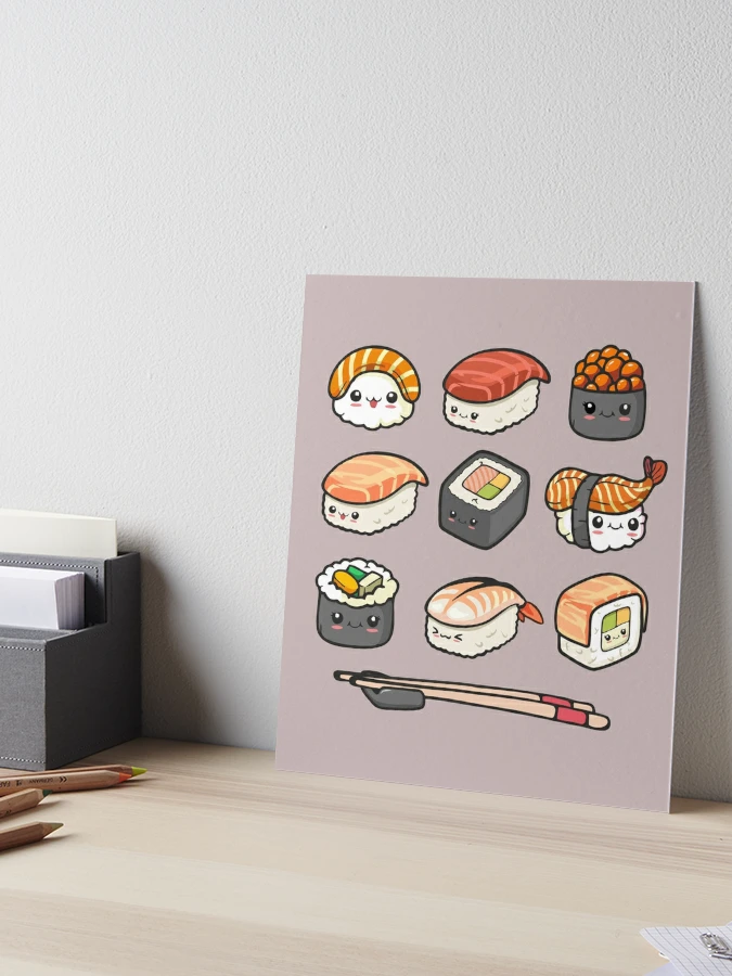 Kawaii Asian Food Lover Gift Idea Sushi Chef Funny Sushi - C - Inspire  Uplift