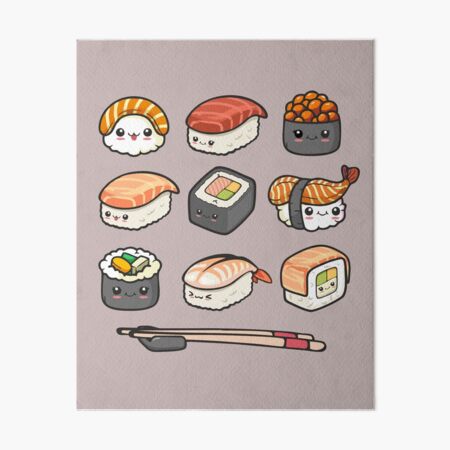 Tranh vẽ sushi kawaii đáng yêu này sẽ khiến cho bất kỳ ai cũng phải liếc nhìn! Với những hình ảnh đầy màu sắc và dễ thương, món ăn truyền thống của Nhật Bản đã được tái tạo với phong cách hoàn toàn mới lạ. Hãy đến thưởng thức và tận hưởng những trải nghiệm tuyệt vời nhất nhé!