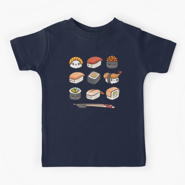 Item preview, Happy Sushi Kawaii Anime Japanese Food Lover Funny Illustration Gift designed and sold by alenaz.
