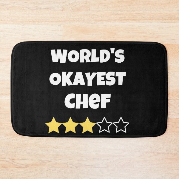 Item preview, Funny World's Okayest Chef Gag Gift for Cooks and Chefs  designed and sold by FazCreations.