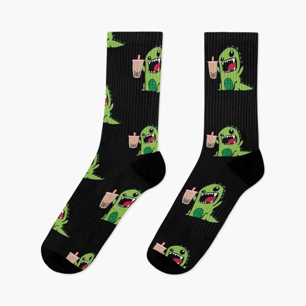 Item preview, Boba Drinking Dinosaur Boba Dino designed and sold by MariusMunteanu.