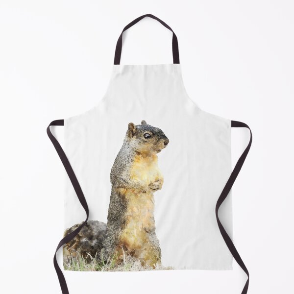 Item preview, Funny Squirrel Realistic Watercolor Print Graphic designed and sold by DSArtGoods.