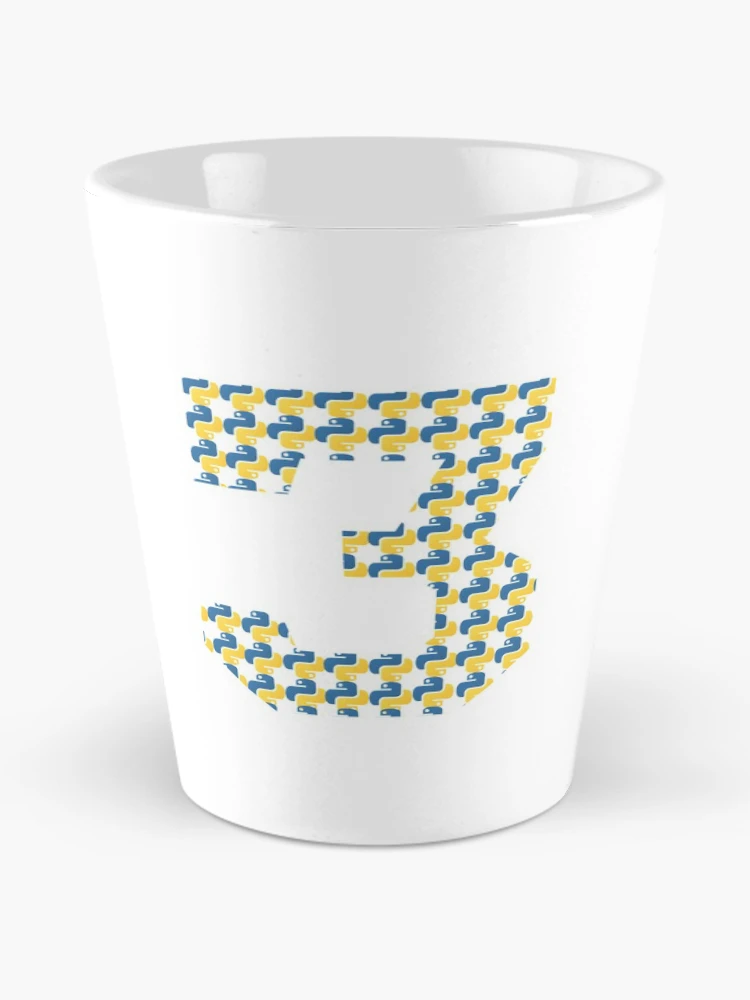 Thumbnail 2 of 4, Coffee Mug, python logo in python 3 designed and sold by Indite.
