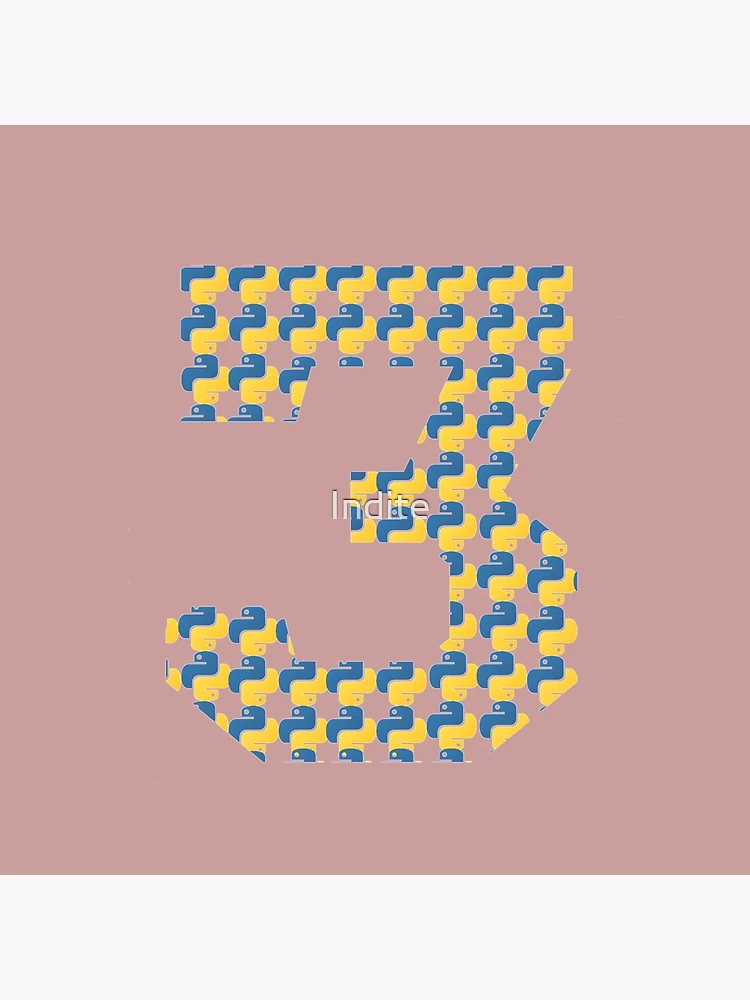 Thumbnail 5 of 5, Coasters (Set of 4), python logo in python 3 designed and sold by Indite.
