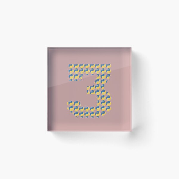 Item preview, python logo in python 3 designed and sold by Indite.