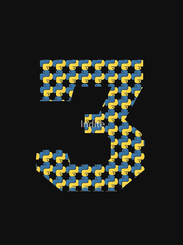 Thumbnail 6 of 6, Lightweight Sweatshirt, python logo in python 3 designed and sold by Indite.