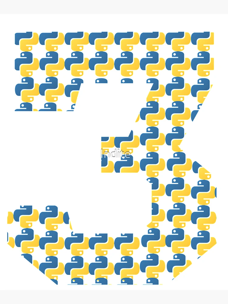 Thumbnail 5 of 5, Tote Bag, python logo in python 3 designed and sold by Indite.