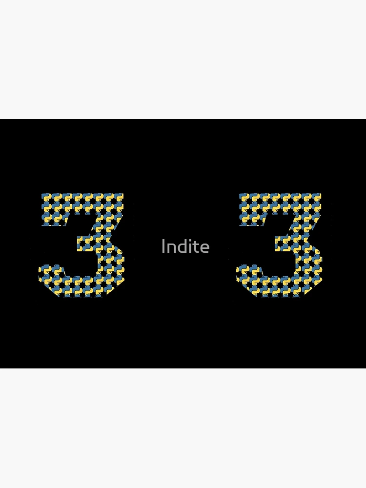 Thumbnail 3 of 3, Journal, python logo in python 3 designed and sold by Indite.