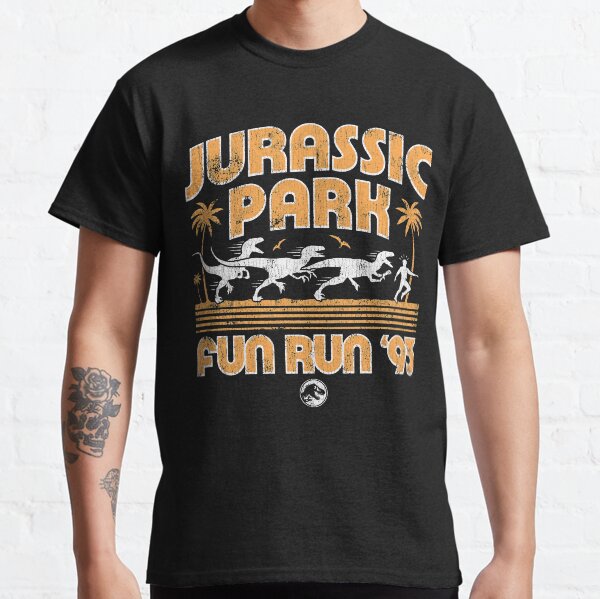 Jurassic Park Fun Run '93 Orange Hue Poster Classic T-Shirt