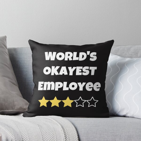 Item preview, Funny World's Okayest Employee Gag Gift for workers Stars designed and sold by FazCreations.