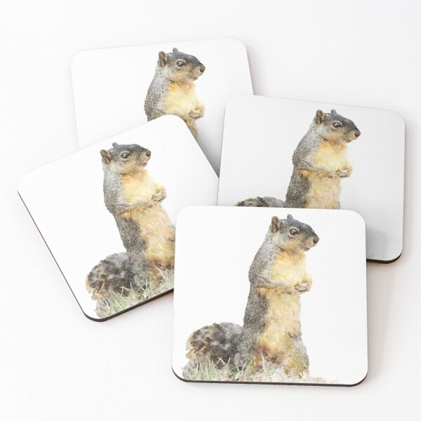 Item preview, Funny Squirrel Realistic Watercolor Print Graphic designed and sold by DSArtGoods.