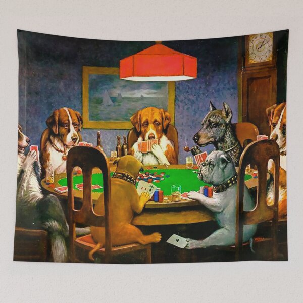 Item preview, Dogs Playing Poker designed and sold by The Punk Rock Store.