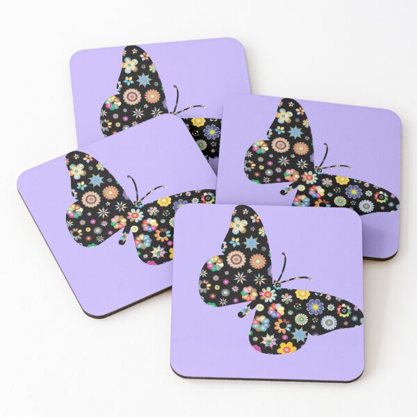 Item preview, Rainbow Floral Butterfly Mandala designed and sold by Design-Maniya.