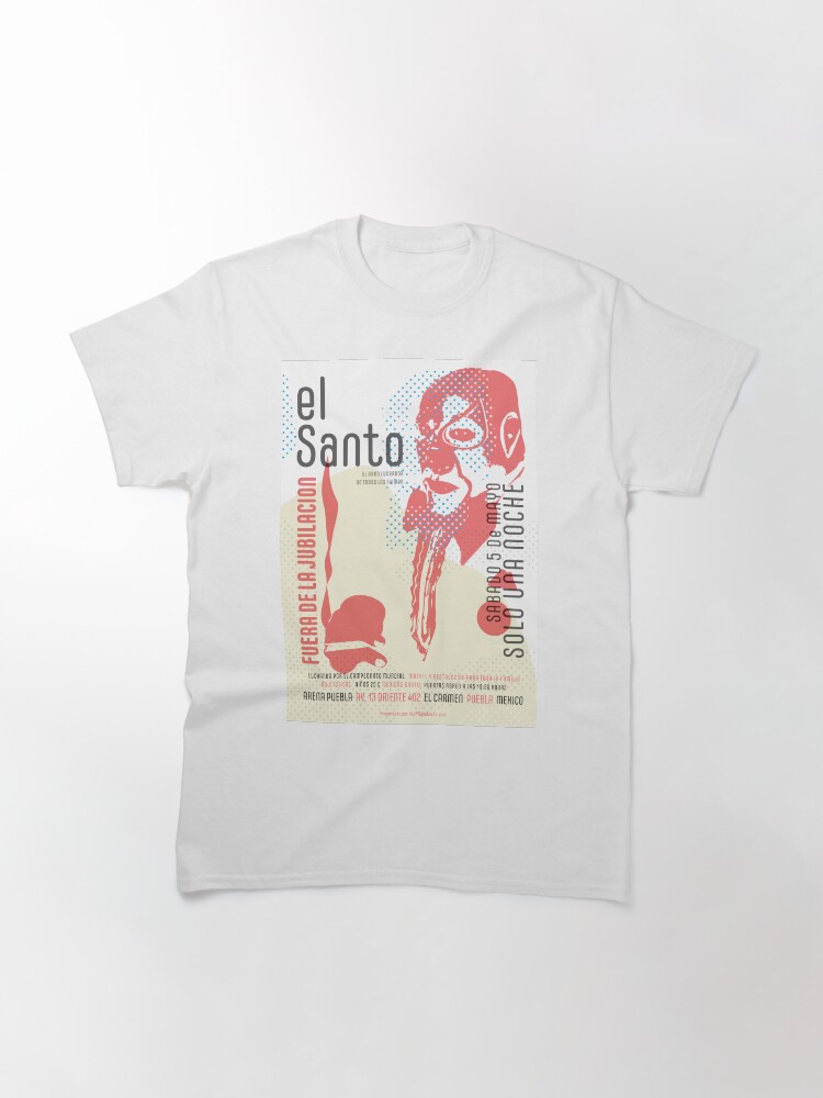 Thumbnail 3 of 7, Classic T-Shirt, El Santo Lucha Libre designed and sold by rabassa.