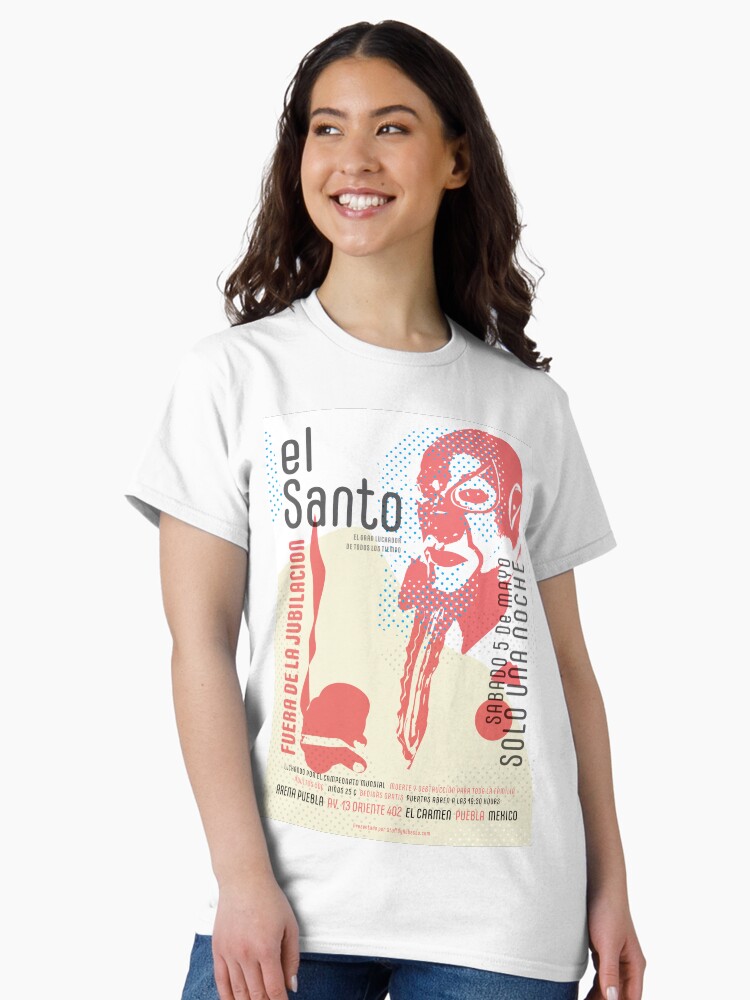 Thumbnail 2 of 7, Classic T-Shirt, El Santo Lucha Libre designed and sold by rabassa.