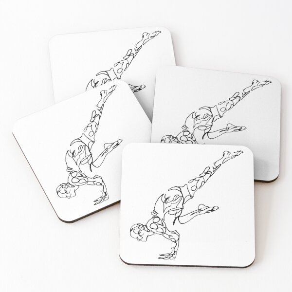 Item preview, Contour Line Yoga-Crow Pose 1 designed and sold by FranksArtWorld.